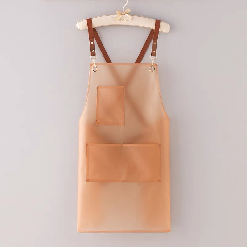 tablier-de-cuisine-impermeable-rose-orange