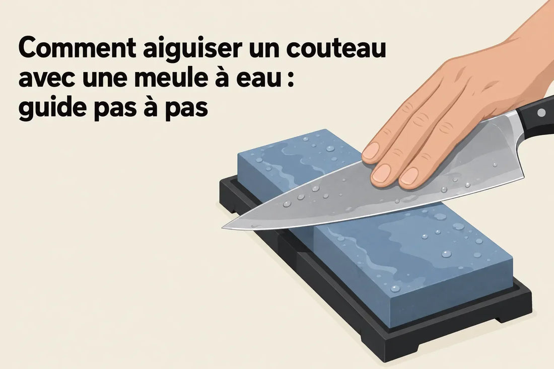 Comment aiguiser un couteau avec une meule à eau : guide pas à pas