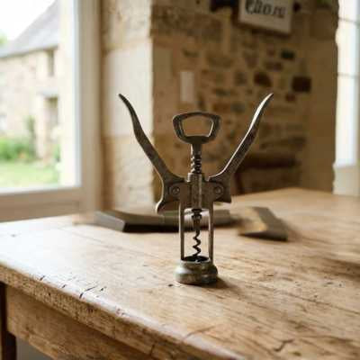 tirte bouchion De Gaulle sur une table en bois