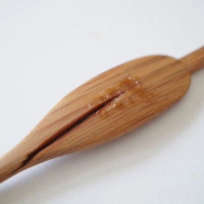 cuillère en bois fissurée par lave vaisselle