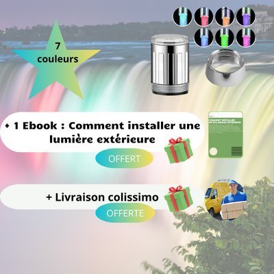 ACCESSOIRES MAISON - ROBINET LUMINEUX A LED | FLUXYLED™ - Jcpcook