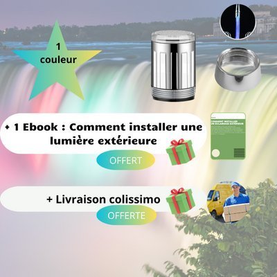 ACCESSOIRES MAISON - ROBINET LUMINEUX A LED | FLUXYLED™ - Jcpcook