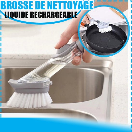 BROSSE VAISSELLE AVEC RÉSERVOIR | SCRUBIX™ - Jcpcook