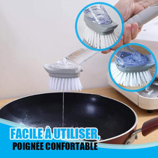 BROSSE VAISSELLE AVEC RÉSERVOIR | SCRUBIX™ - Jcpcook