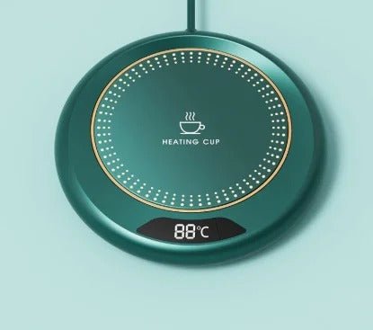 chauffe tasse vert sur fond vert
