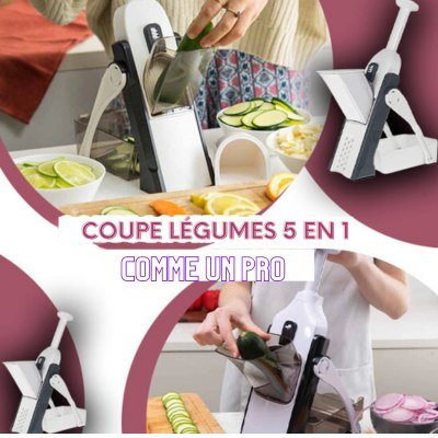 COUPE LÉGUMES MANUEL 5 en 1 | SLICER PUMP™ - Jcpcook