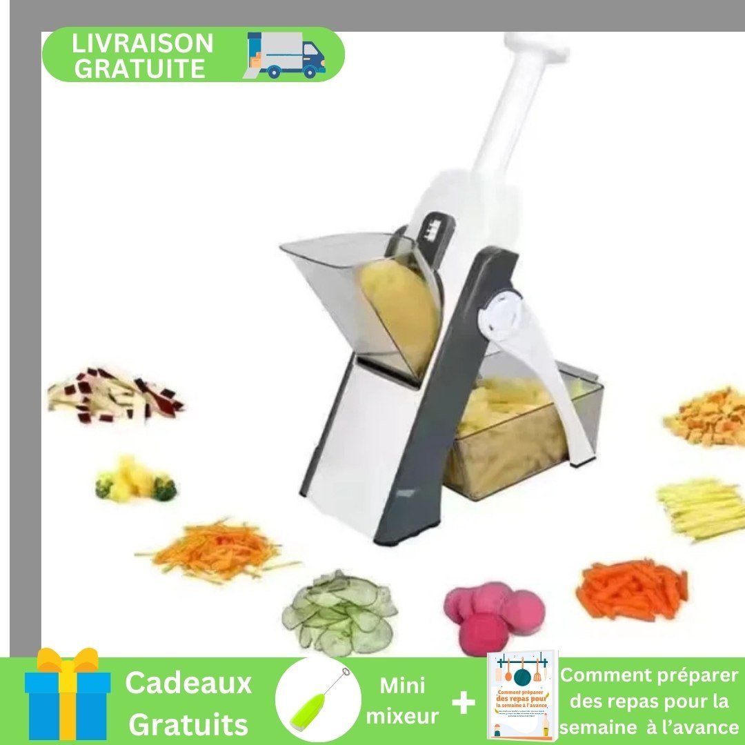 COUPE LÉGUMES MANUEL 5 en 1 | SLICER PUMP™ - Jcpcook