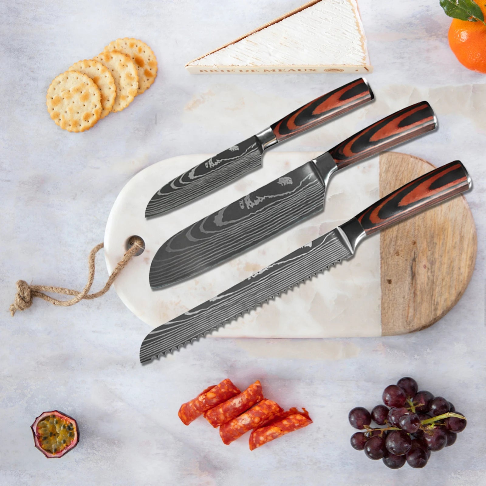 COUTEAU JAPONAIS - SET DE COUTEAUX DE CUISINE - Jcpcook