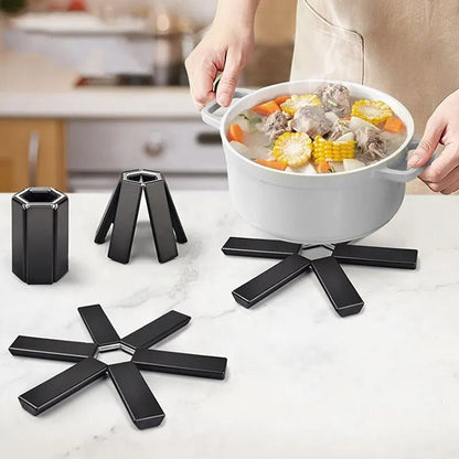 dessous-de-plat-pliable-hexagone-sur-la-table