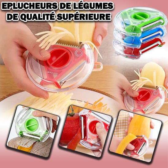 ÉPLUCHEUR 3 EN 1 | L'EPLUCHEUR MAGIQUE™ de JCPCOOK - Jcpcook