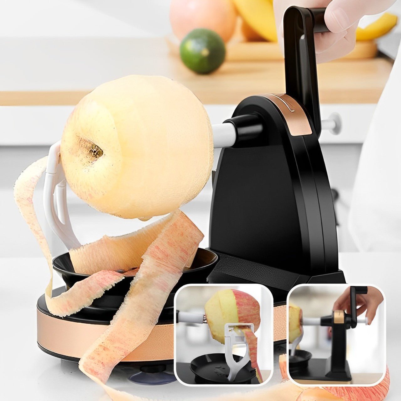 ÉPLUCHEUR DE POMMES À MANIVELLE | TOURNEFRUIT™ - Jcpcook