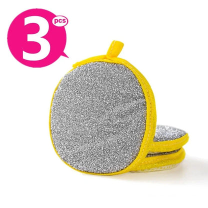 eponge-lavable-spongel-lot-de-3-jaune