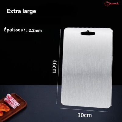 dimensions de la planche à découper en titane taille XL