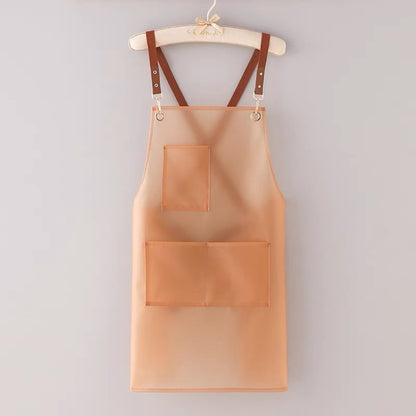 tablier-de-cuisine-impermeable-rose-orange