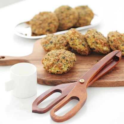 USTENSILE DE CUISINE EN BOIS - PINCE DE CUISINE ET CISEAUX DE CUISINE EN BOIS - Jcpcook