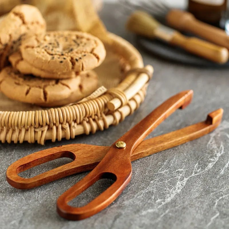 USTENSILE DE CUISINE EN BOIS - PINCE DE CUISINE ET CISEAUX DE CUISINE EN BOIS - Jcpcook