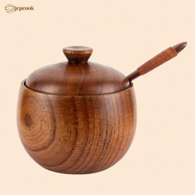 USTENSILE DE CUISINE EN BOIS - POT À ÉPICES EN BOIS - Jcpcook