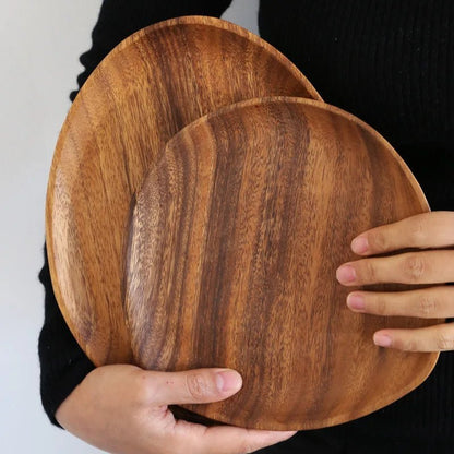 USTENSILE DE CUISINE EN BOIS - SERVICE ASSIETTE EN BOIS D'ACACIA | PLAKA™ - Jcpcook