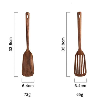 USTENSILE DE CUISINE EN BOIS - SPATULE CUISINE EN BOIS DE TECK - Jcpcook