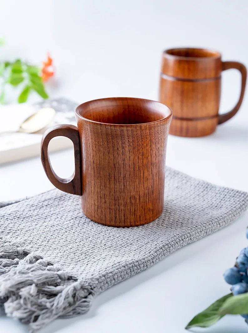USTENSILE DE CUISINE EN BOIS - TASSES À CAFÉ ET TASSES À THÉ | KIKARA™ - Jcpcook